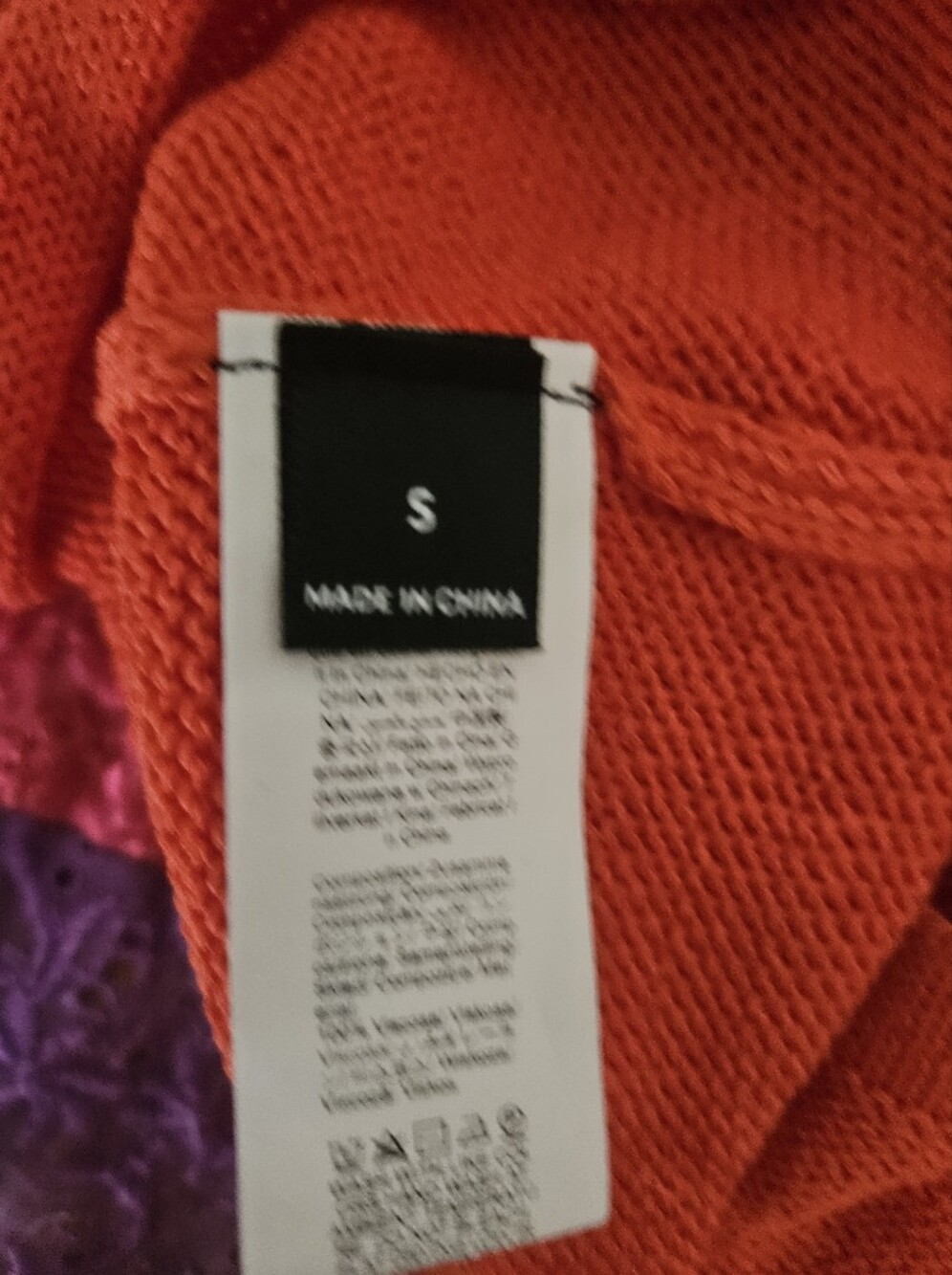 Bright Orange Knit Maxi Dress with Side Slit Small (AS IS) - Picture 6 of 8